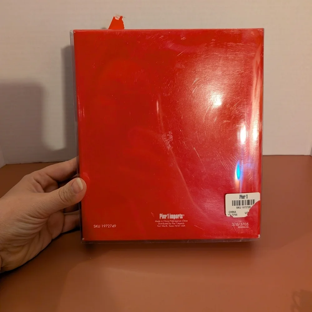 Pier 1 Imports Set of 3 Holiday Photo Holders (Christmas Style)